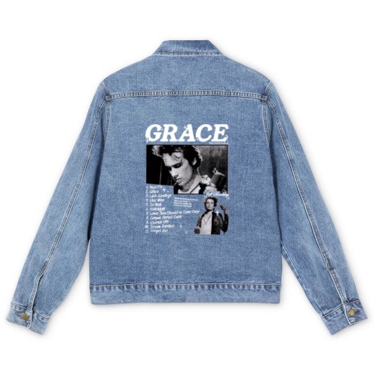 Discover Jeff Buckley Men's Denim Jackets, Jeff Buckley Mystery White Boy Tour