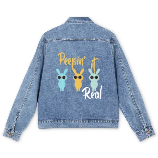 Discover The Grill Sergeant Funny Father's Day BBQ Dad Joke Men's Denim Jackets