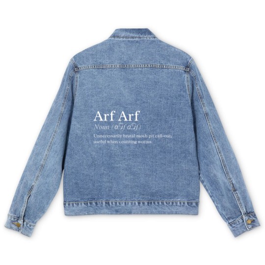 Discover Knocked Loose - Counting Worms _Arf Arf_ Definition  (1)(2)(3)(4)(5)(6)(7)(8)(9) Men's Denim Jackets