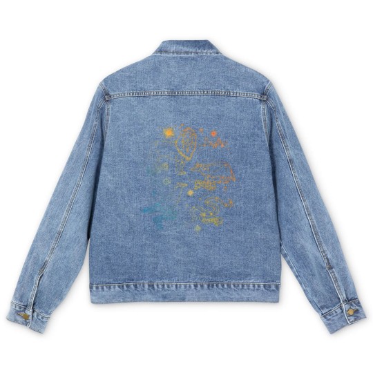 Discover Rainbow HOGWARTS™ Houses Constellations Men's Denim Jackets