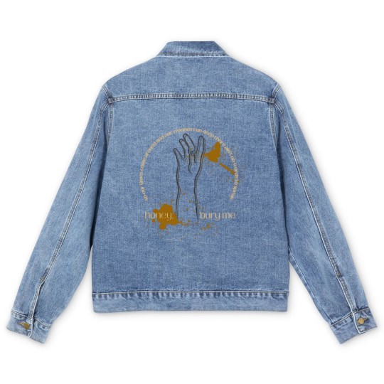 Discover Bury Me Noah KahanBury Me Noah Kahann Men's Denim Jackets