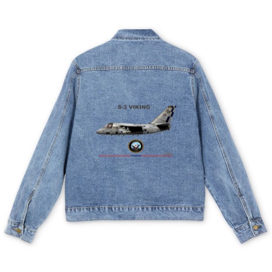 Discover S-3 Viking lockheed advanced development projects Men's Denim Jackets