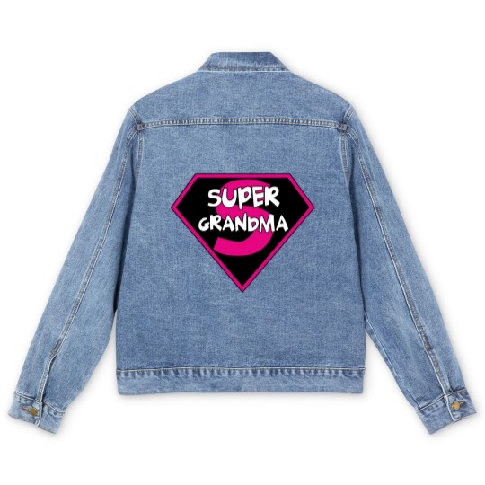 Discover Super Grandma Men's Denim Jackets