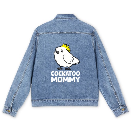 Discover Cockatoo Mommy Funny Cockatoo Men's Denim Jackets
