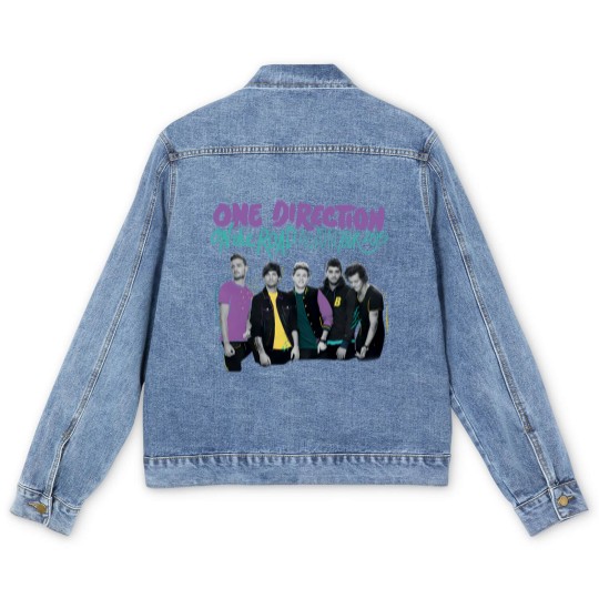 Discover One Direction On the Road Again Tour 2015 Merch Men's Denim Jackets