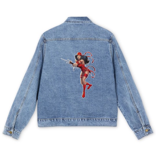 Discover Electra Motif Men's Denim Jackets