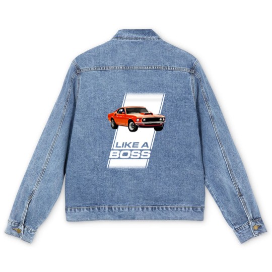 Discover 1969  boss 429   like a boss Men's Denim Jackets