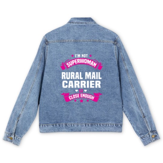 Discover Rural Mail Carrier Men's Denim Jackets