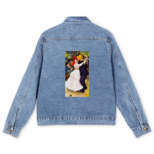 Discover Auguste Renoir - Dance At Bougival Men's Denim Jackets