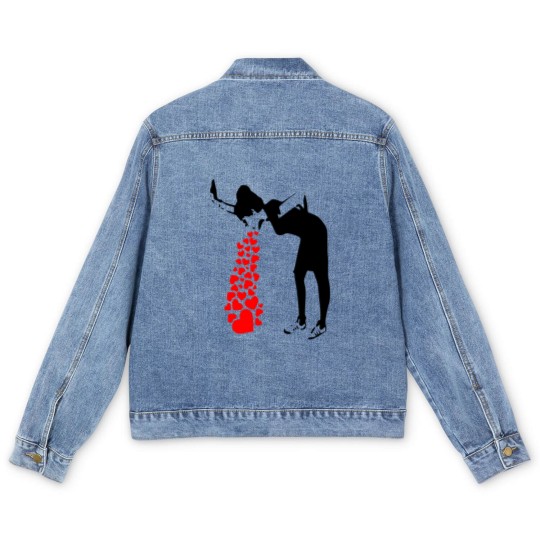 Discover Banksy Men's Denim Jackets, Banksy Men's Denim Jackets