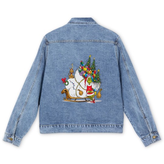 Discover Classic The funny character | The funny character & Max Runaway Slei Men's Denim Jackets