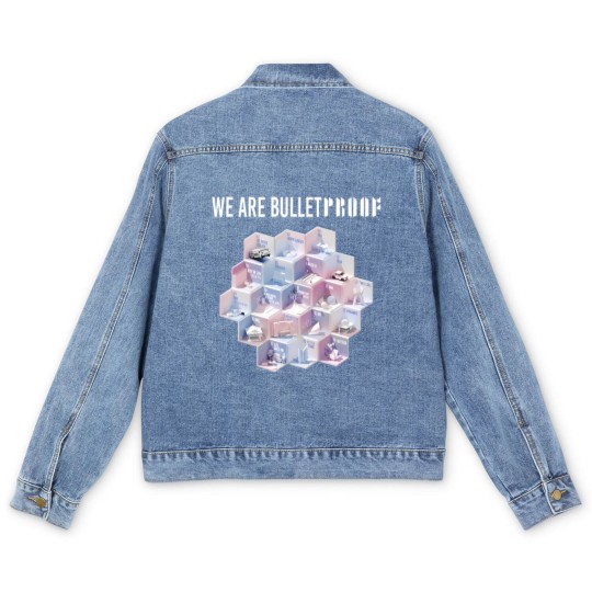 Discover BTS Inspired Proof Men's Denim Jackets, BTS Proof Album Track Player Men's Denim Jackets
