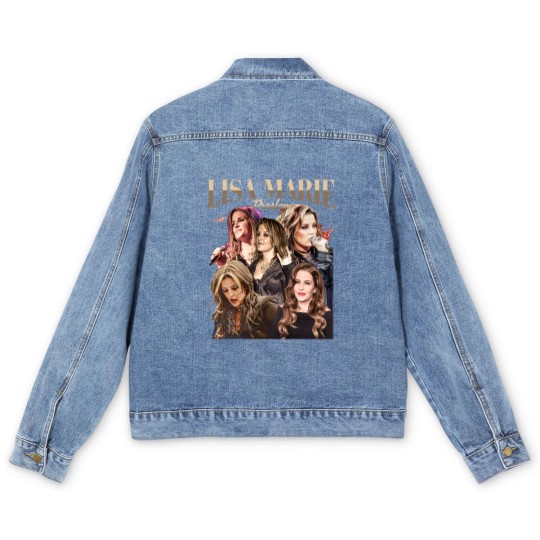 Discover Vintage Style Lisa Marie Presley 90s Vintage Men's Denim Jackets, Lisa Marie Presley Merch