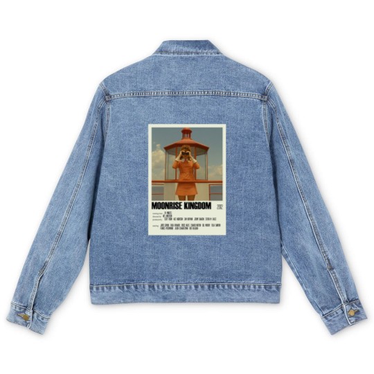 Discover Moonrise Kingdom Alternative Art Movie Large 1 Men's Denim Jackets Men's Denim Jackets Gift Gifts Moonrise Kingdom Men's Denim Jackets