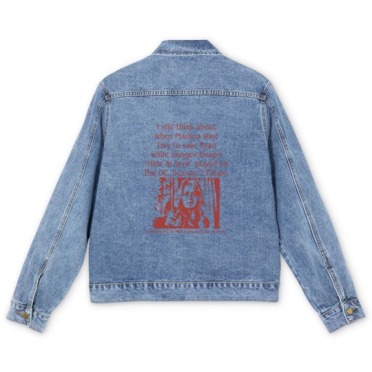 Discover I Still Think About When Marissa Shot Trey on The O.C. Season 2 Finale Men's Denim Jackets