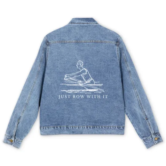 Discover College Rowing Sculling And Rowing Machine Apparel Men's Denim Jackets