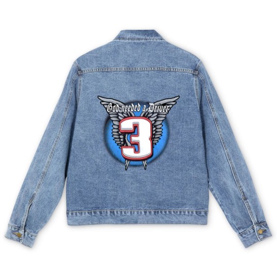 Discover Vintage Dale Earnhardt Sr. no. 3 God Needed a Driver Men's Denim Jackets