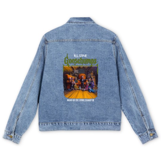 Discover Goosebumps - Night Of The Living Dummy Men's Denim Jackets