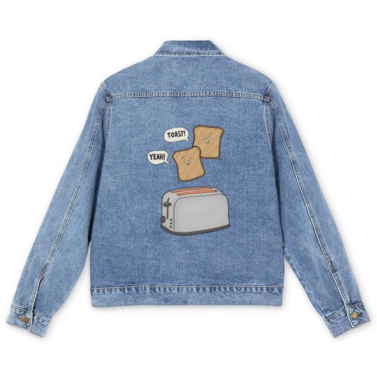 Discover Toast Yeah Men's Denim Jackets