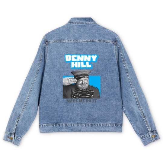 Discover Benny Hill Made Me Do It Men's Denim Jackets