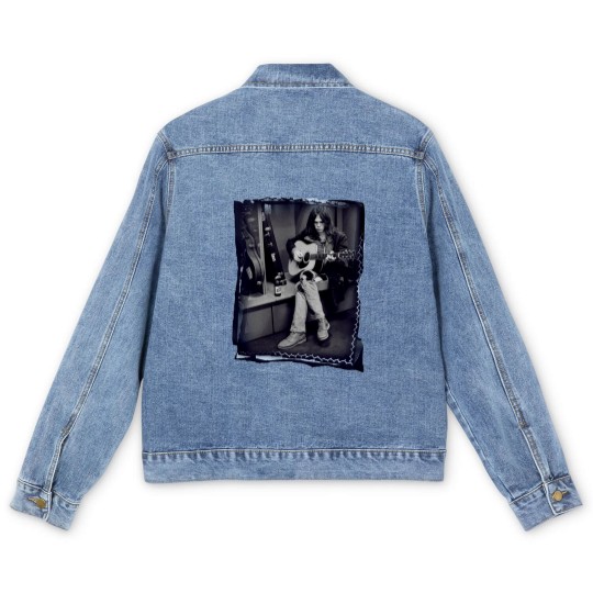 Discover Neil Young // Short Sleeve Men's Denim Jackets