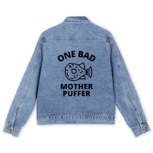 Discover One bad mother puffer Men's Denim Jackets