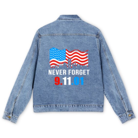 Discover patriot day 9 11 Men's Denim Jackets