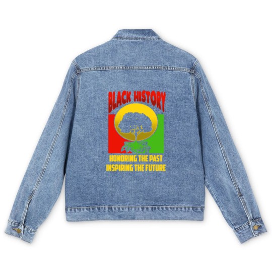 Discover Black History Men's Denim Jackets