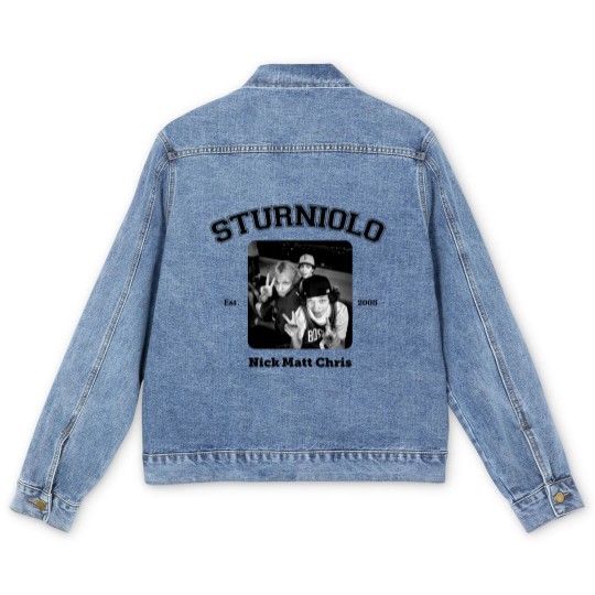 Discover Sturniolo Triplets Men's Denim Jackets, Versus Tour Men's Denim Jackets