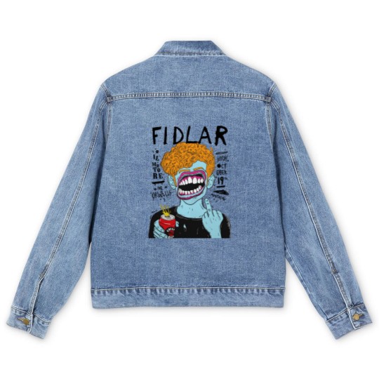 Discover fidlar band rockfidlar grennday deads kennedys nofx Class Men's Denim Jackets