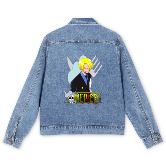 Discover one pieces SANJI complete design Men's Denim Jackets