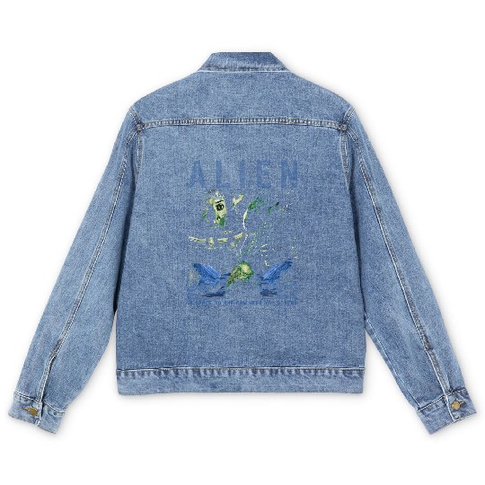 Discover Alien In Space No Once Can Hear You Scream 1979 Retro Sci-Fi Horror Unisex Classic Men's Denim Jackets