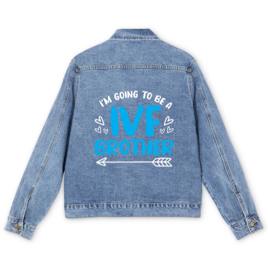 Discover IVF Brother Transfer Day Embabies Embryo Men's Denim Jackets