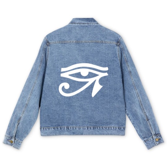Discover Eye Ra Horus Black Men's Denim Jackets