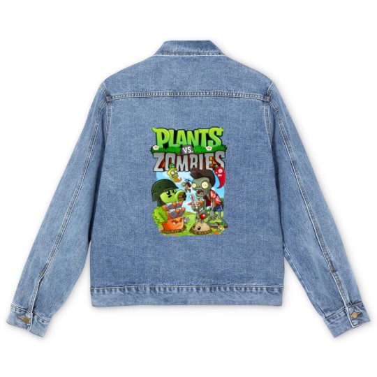 Discover Plants Vs Zombies Men's Denim Jackets