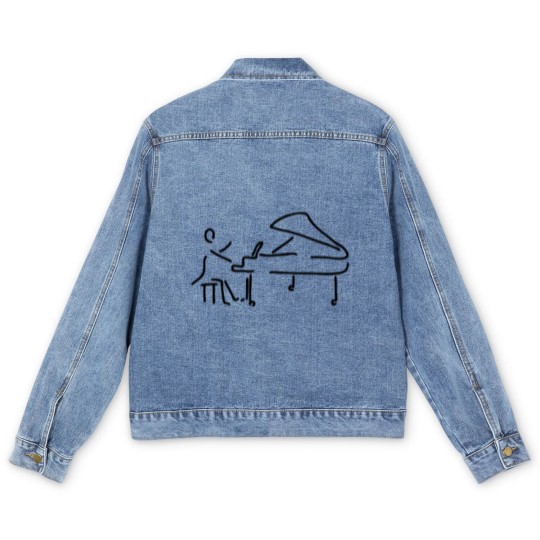 Discover piano piano piano piano piano Men's Denim Jackets
