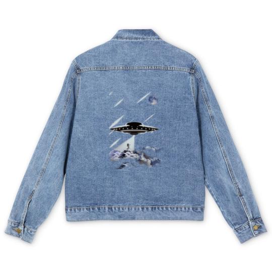 Discover Down Bad Alien Unisex Men's Denim Jackets