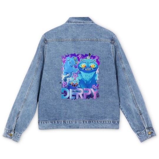 Discover Derpy Tiger Men's Denim Jackets, Kpop Demon Hunters Men's Denim Jackets, Kpop Huntrix Pin, Huntrix Men's Denim Jackets