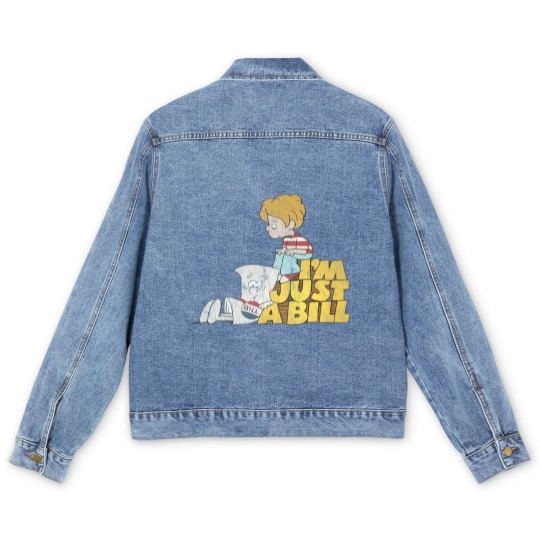 Discover I'm Just A Bill Aesthetic Men's Denim Jackets