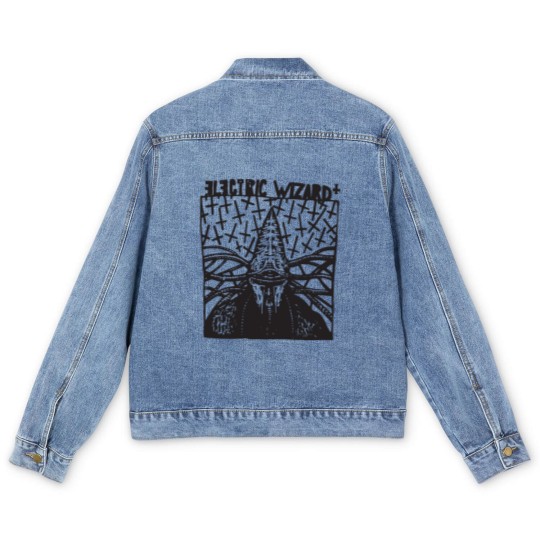 Discover Electric Wizard Sludge Metal Psychedelic Graphic P Men's Denim Jackets
