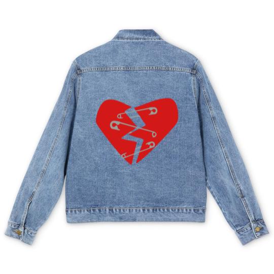 Discover Broken Heart Men's Denim Jackets