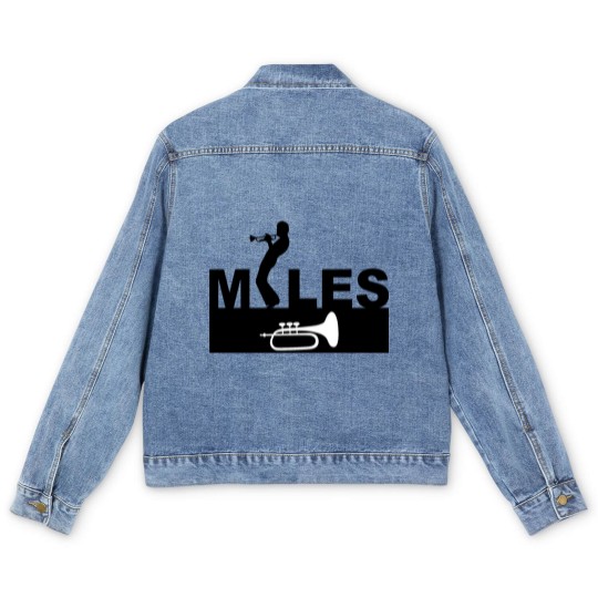 Discover trumpet Miles Davis Men's Denim Jackets