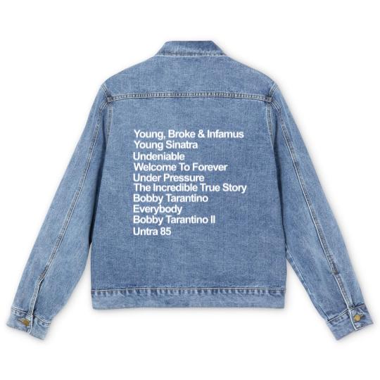 Discover Young broke and infamous young sinatra undeniable Men's Denim Jackets
