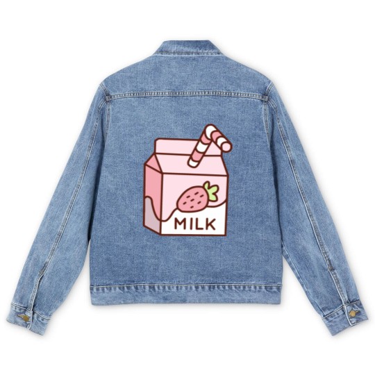 Discover YesStyle strawberry milk Men's Denim Jackets