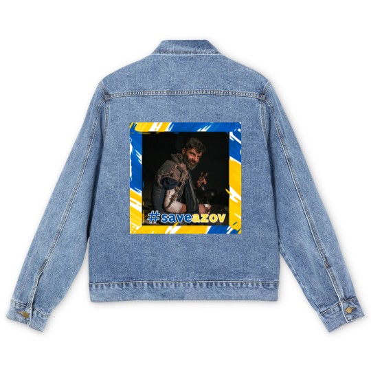 Discover azov ukraine Men's Denim Jackets