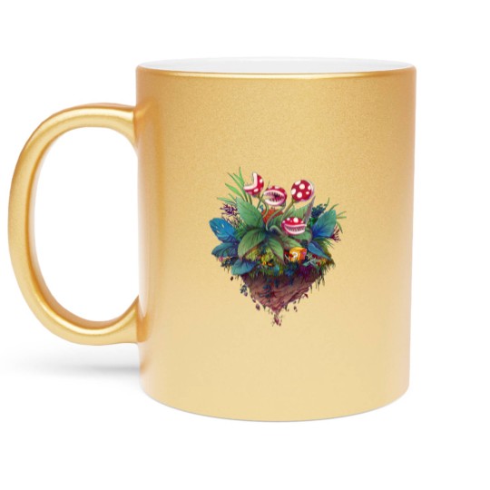 Discover Garden full of Piranha plants - Piranha - Metallic Mugs