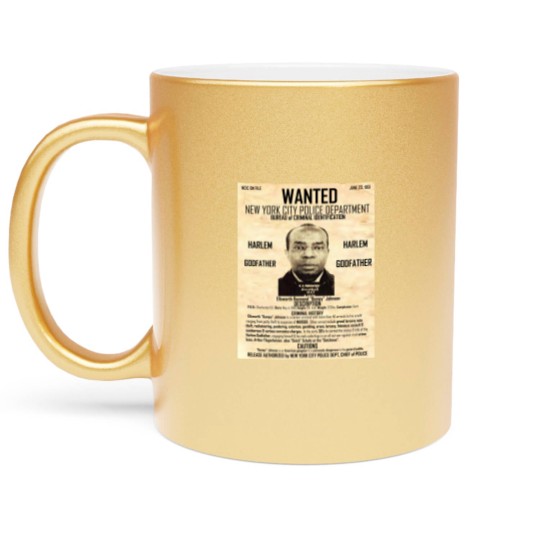 Discover BUMPY JOHNSON (WANTED POSTER) Metallic Mugs