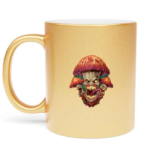 Discover The 3 Evil Mushrooms Metallic Mugs