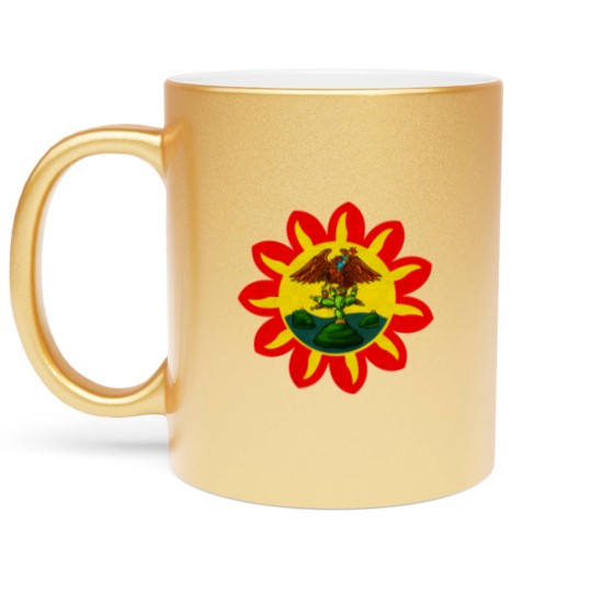 Discover Mexica Flag Metallic Mugs