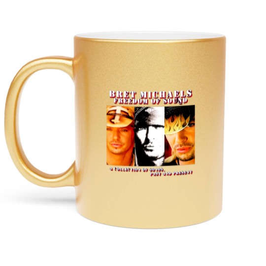 Discover BRET MICHAELS Metallic Mugs